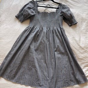 Hill House Athena Nap Dress in Tai Check sz M